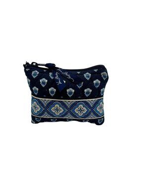 Vera Bradley Blue Quilted Zip Coin Purse
